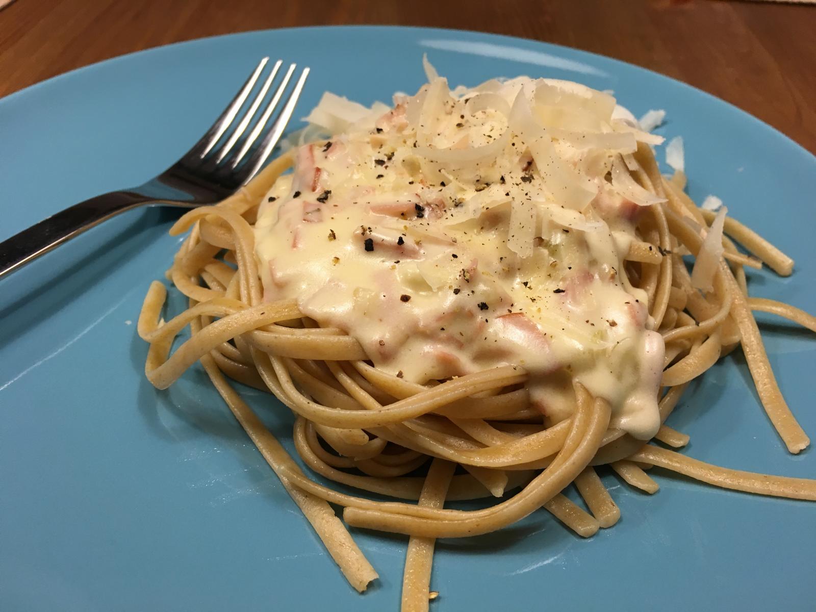 Linguine alla Carbonara - schnell fertig und sehr lecker