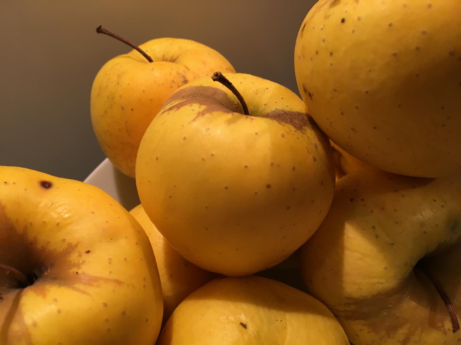 Äpfel, die manche Kinder vielleicht nicht mehr essen würden... als Kuchen gehts aber ;-)